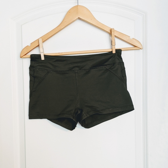 Forever 21 Athletic Spandex Olive Green - Picture 2 of 6